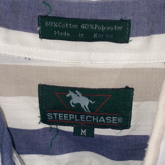 Men’s Medium Steeplechaser Button up Shirt - Picture 3 of 4